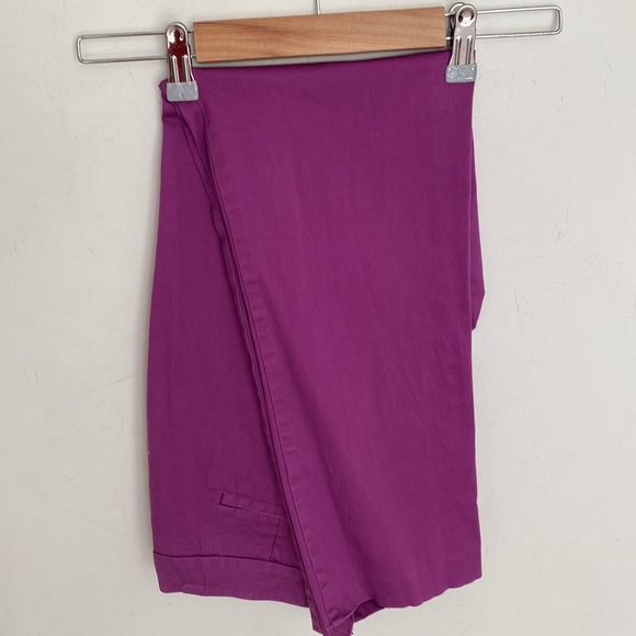 New York & Co. Womens Super Comfy Flat Front Stretch Trouser Ankle Pants, Size 6 - Picture 4 of 11